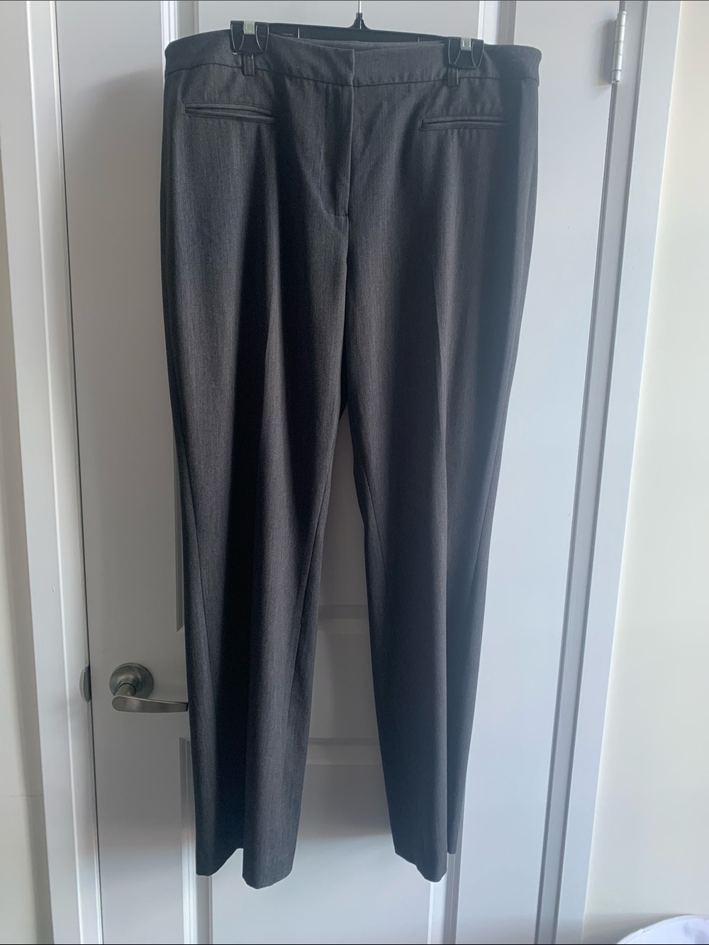 Laura Plus Tailored Women's Dress Trousers in Dark Grey